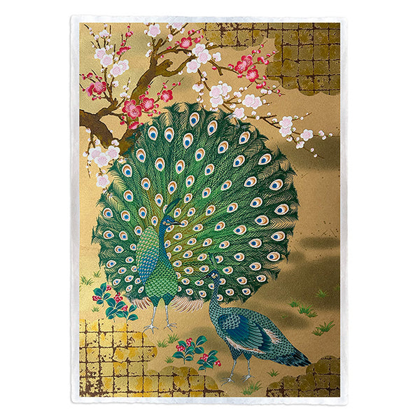 Japanese Paper | Sogara Yuzen | Peacock