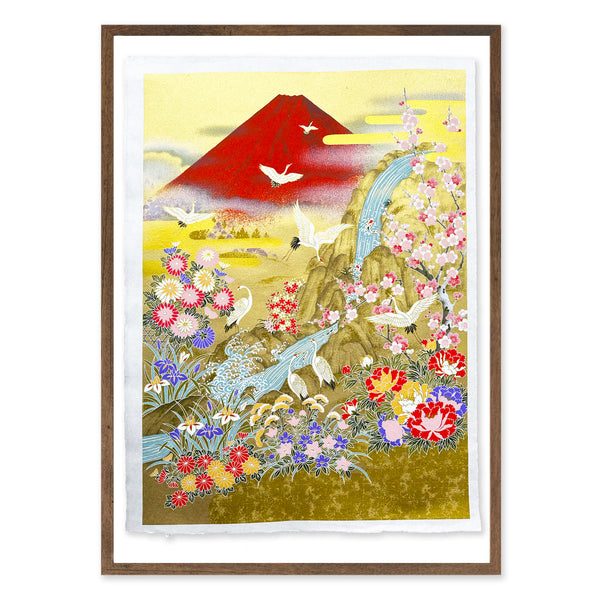 Japanese Paper | Sogara Yuzen | Mt Fuji