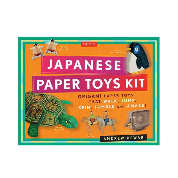 Paper Craft Kit | Japanese Paper Toys Kit | 21 Models | 24 Sheets | Tuttle