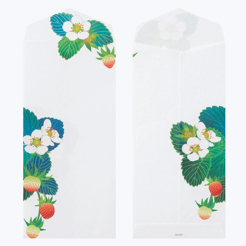 Kami Letter Writing Set | Strawberries | Midori