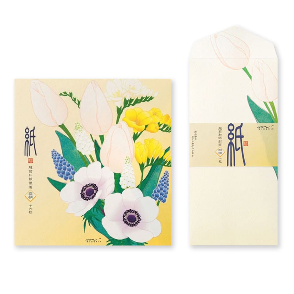 Kami Letter Writing Set | Spring Florals | Midori