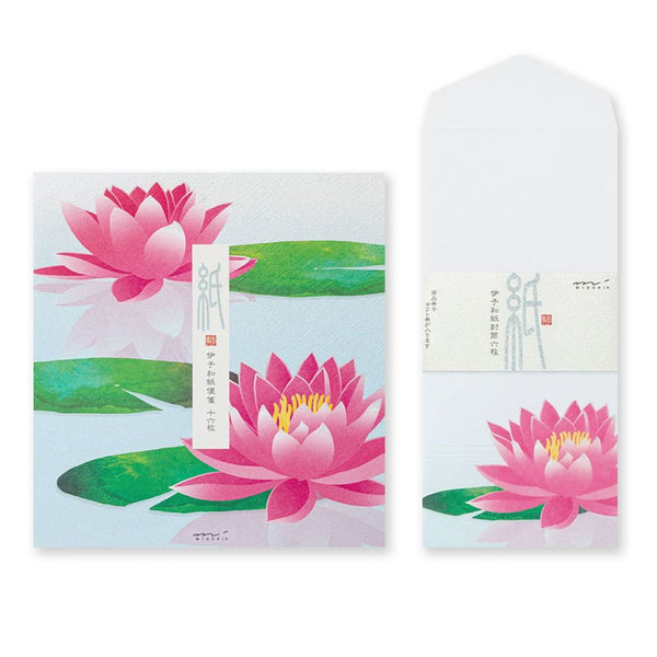 Kami Letter Writing Set | Water Lily | Midori