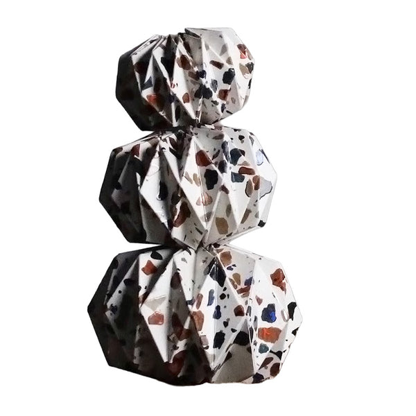 3D Cardboard Model Kit | Kika Block | Stone | White | Ichikudo