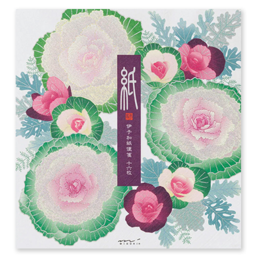 Kami Letter Writing Set | Ornamental Cabbage | Midori