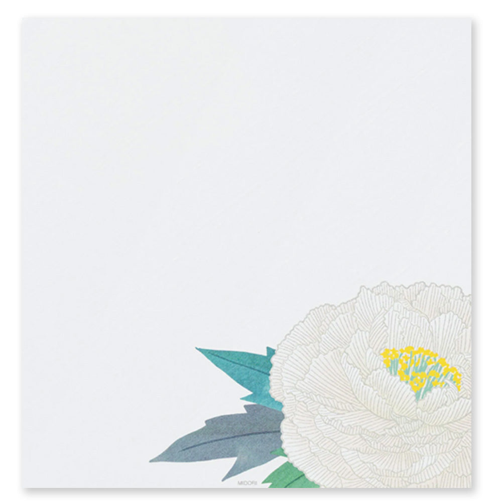 Kami Letter Writing Set | Winter Peony | Midori