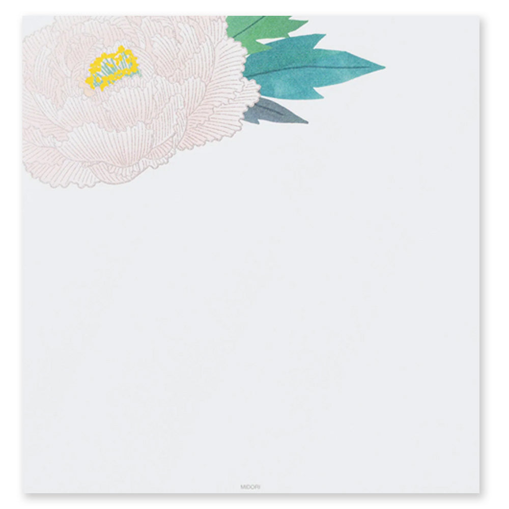 Kami Letter Writing Set | Winter Peony | Midori