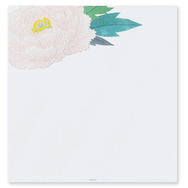 Kami Letter Writing Set | Winter Peony | Midori