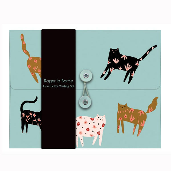 Letter Writing Set | Luxe | Cinnamon & Ginger Cat | Roger la Borde