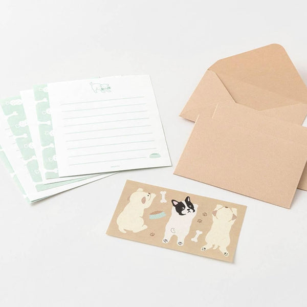 Letter Writing Set | Message | Dog | Midori