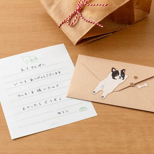 Letter Writing Set | Message | Dog | Midori