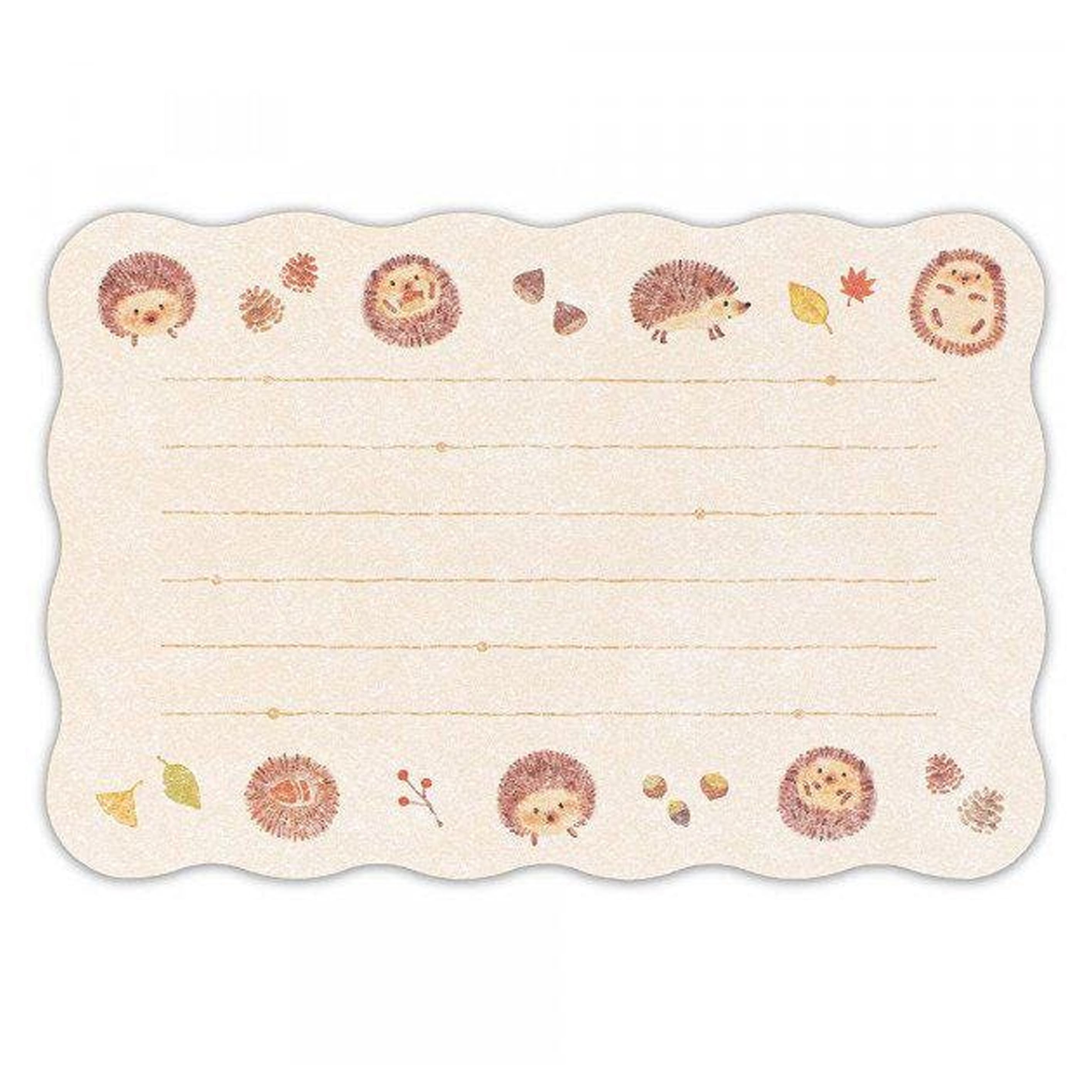Letter Writing Set | Mini Letter | Hedgehog | NB Co.