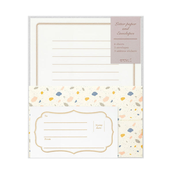 Letter Writing Set | Pebble | Midori