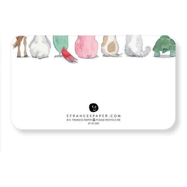 Note Card Set | Little Notes | Animal Friends | E. Frances Paper