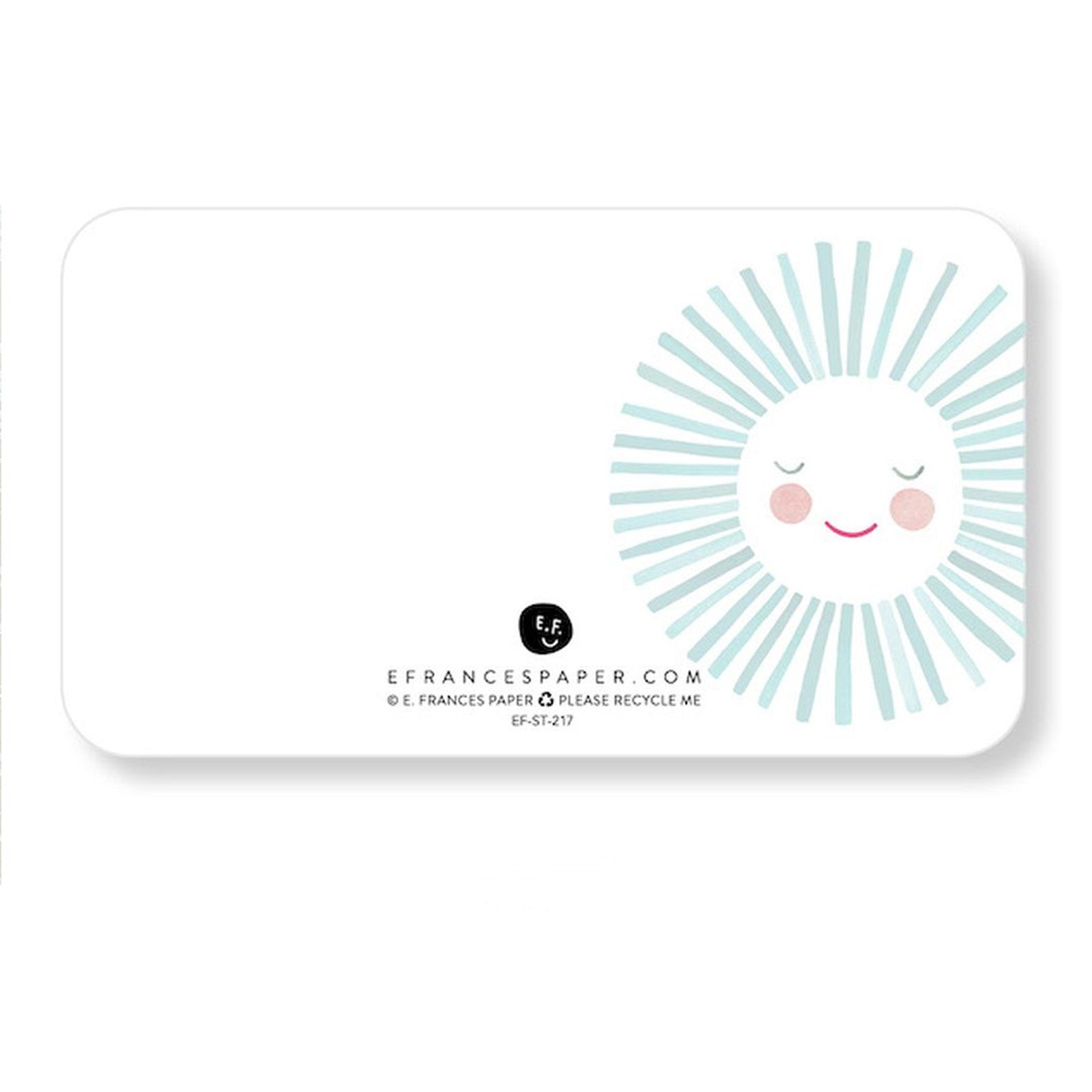 Note Card | Little Notes | Blue Sunshine | E. Frances Paper
