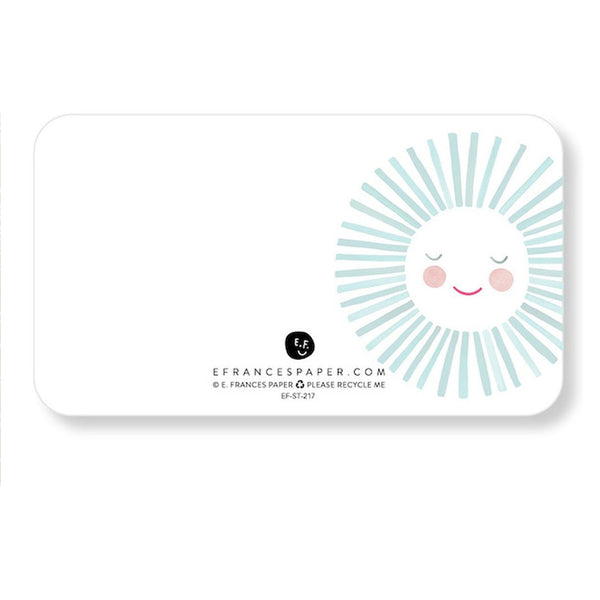 Note Card | Little Notes | Blue Sunshine | E. Frances Paper