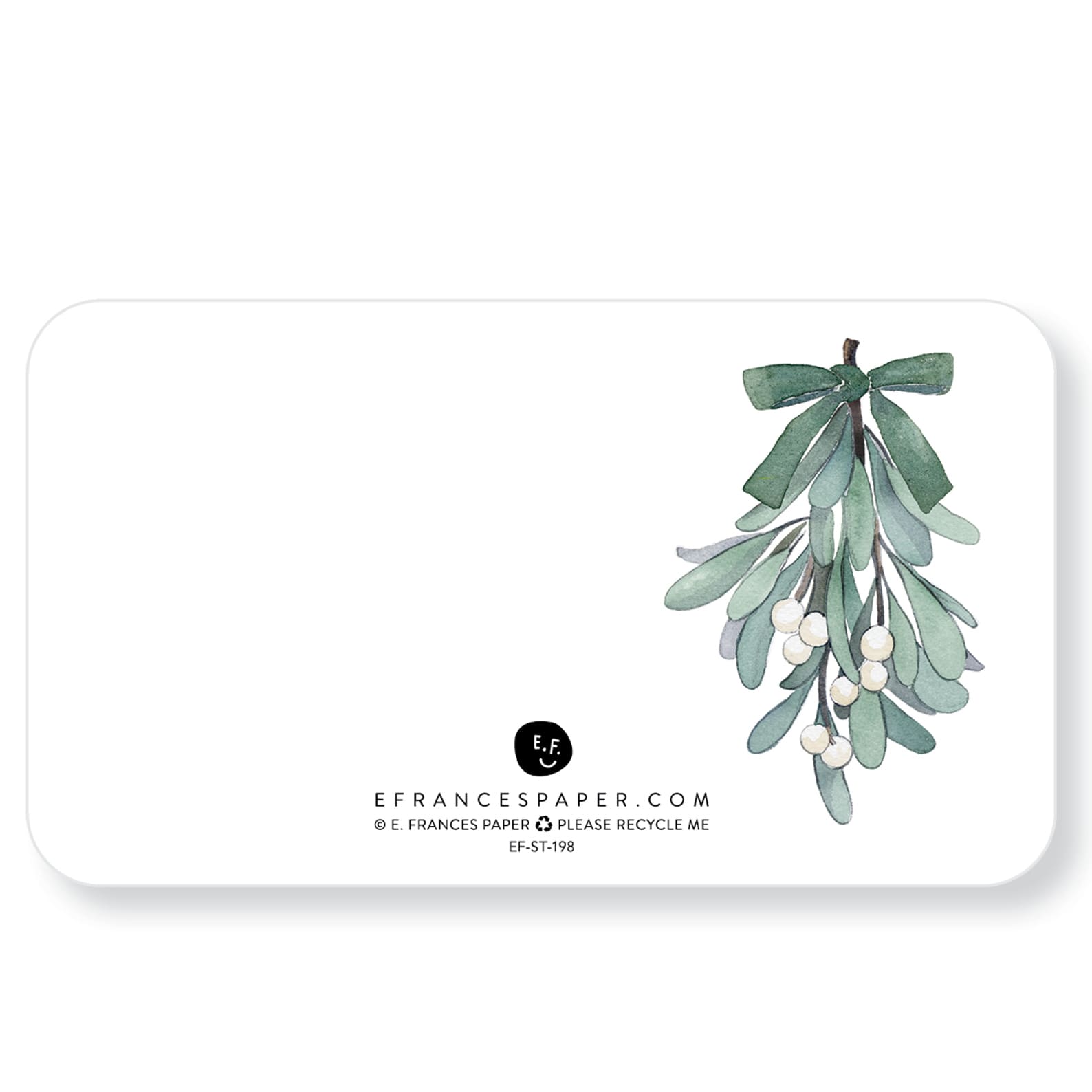 Note Card | Little Notes | Holly | E. Frances Paper