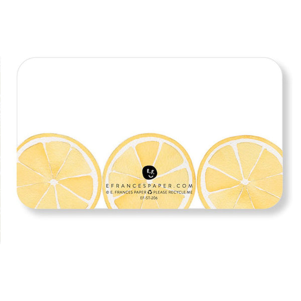 Note Card | Little Notes | Lemon | E. Frances Paper