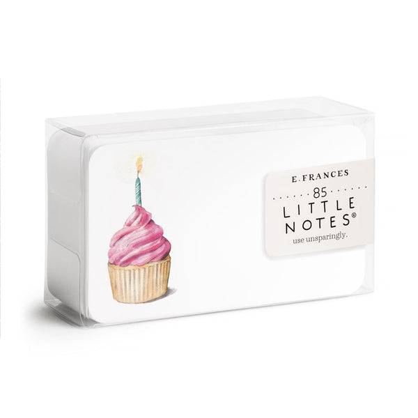 Note Card Set | Little Notes | Pink Cupcake | E. Frances Paper