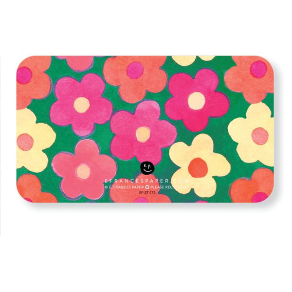 Note Card Set | Little Notes | Retro flowers | E. Frances Paper