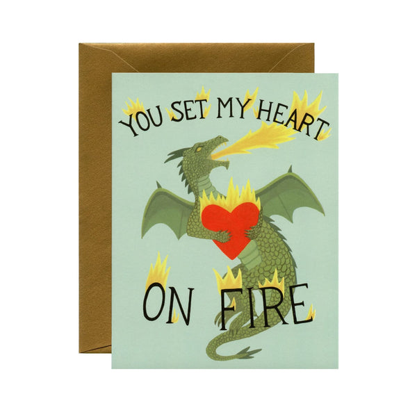 Love & Friendship Card | Fire Breathing Dragon | Yeppie Paper