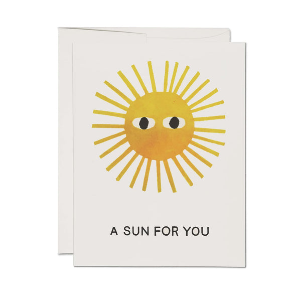 Birthday Card | A Sun | Red Cap Cards