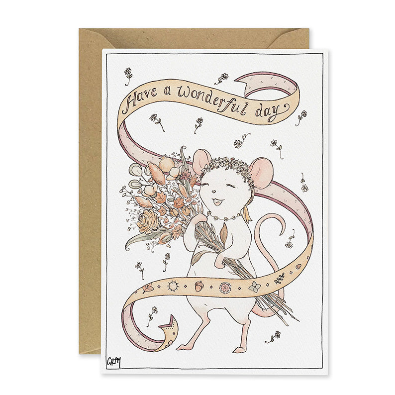 Love & Friendship Card | Wonderful Day | Erlenmeyer Art