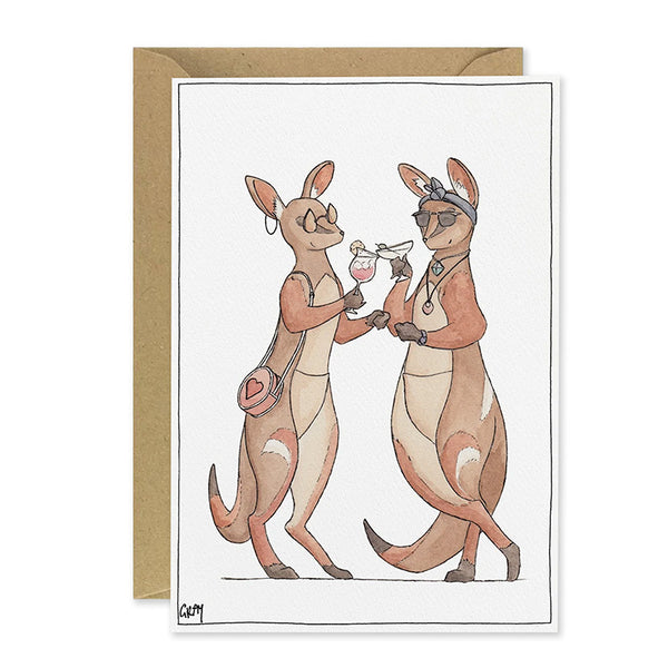 Love & Friendship Card | Hip Hoppers | Erlenmeyer Art