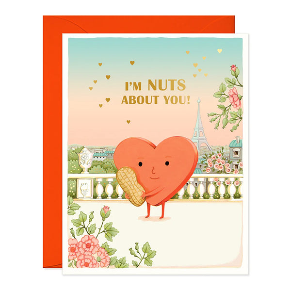 Love & Friendship Card | Nuts About You | Joojoo Paper