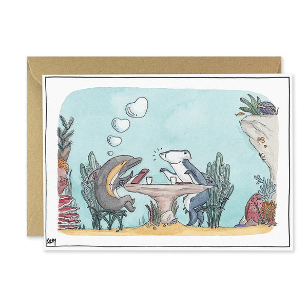 Love & Friendship Card | Reef Romantics | Erlenmeyer Art