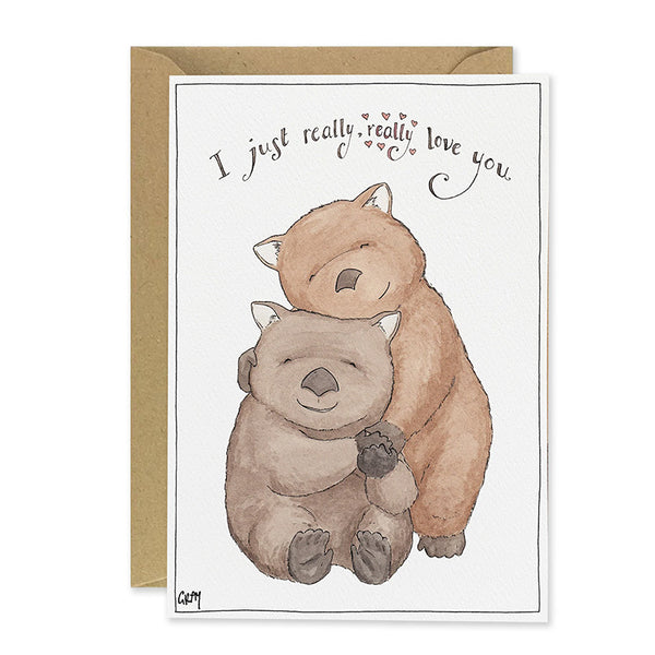 Love & Friendship Card | Really Really | Erlenmeyer Art