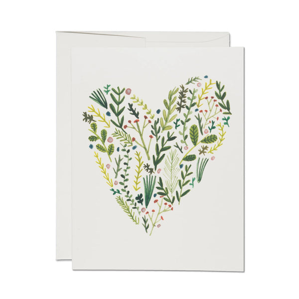 Love & Friendship Card | Floral Heart | Red Cap Cards