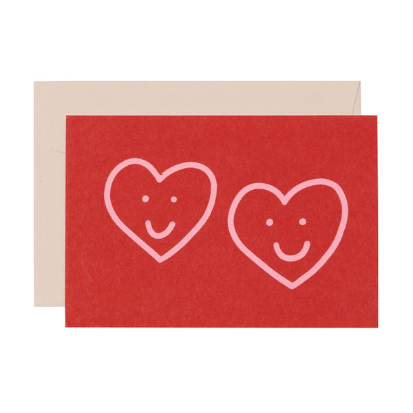 Love & Friendship Card | Happy Hearts | Red | Me & Amber