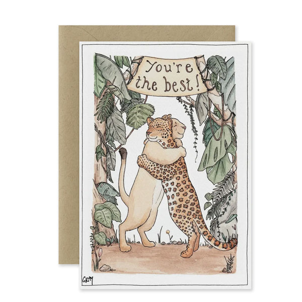 Love & Friendship Card | Kindred Cats | Erlenmeyer Art