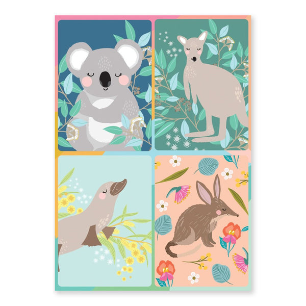 Australiana Card | Magnets | Cute Aussie Animals | Aero Images