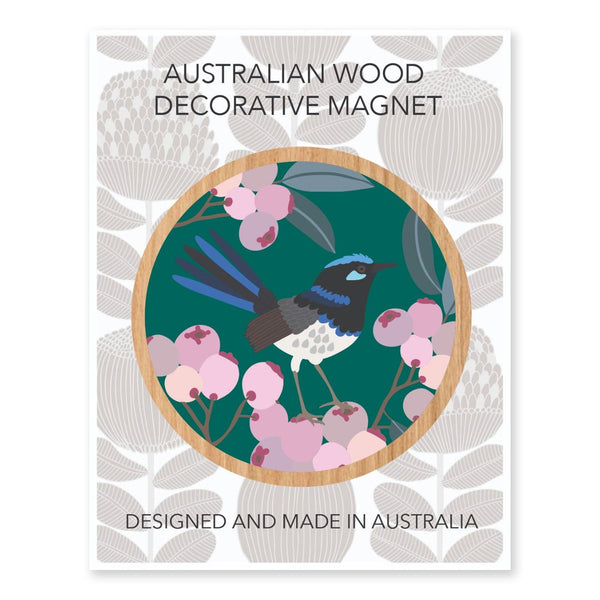 Magnet | Australian Wood | Fairy Wren | Aero Images