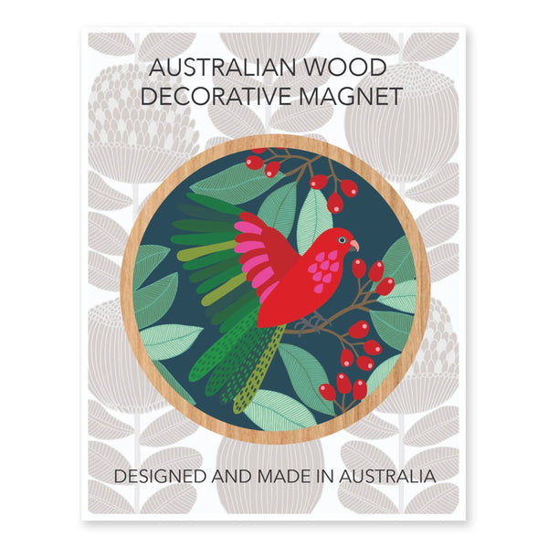 Magnet | Australian Wood | King Parrot | Aero Images