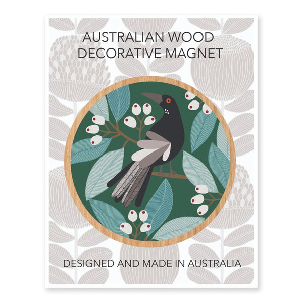 Magnet | Australian Wood | Magpie | Aero Images