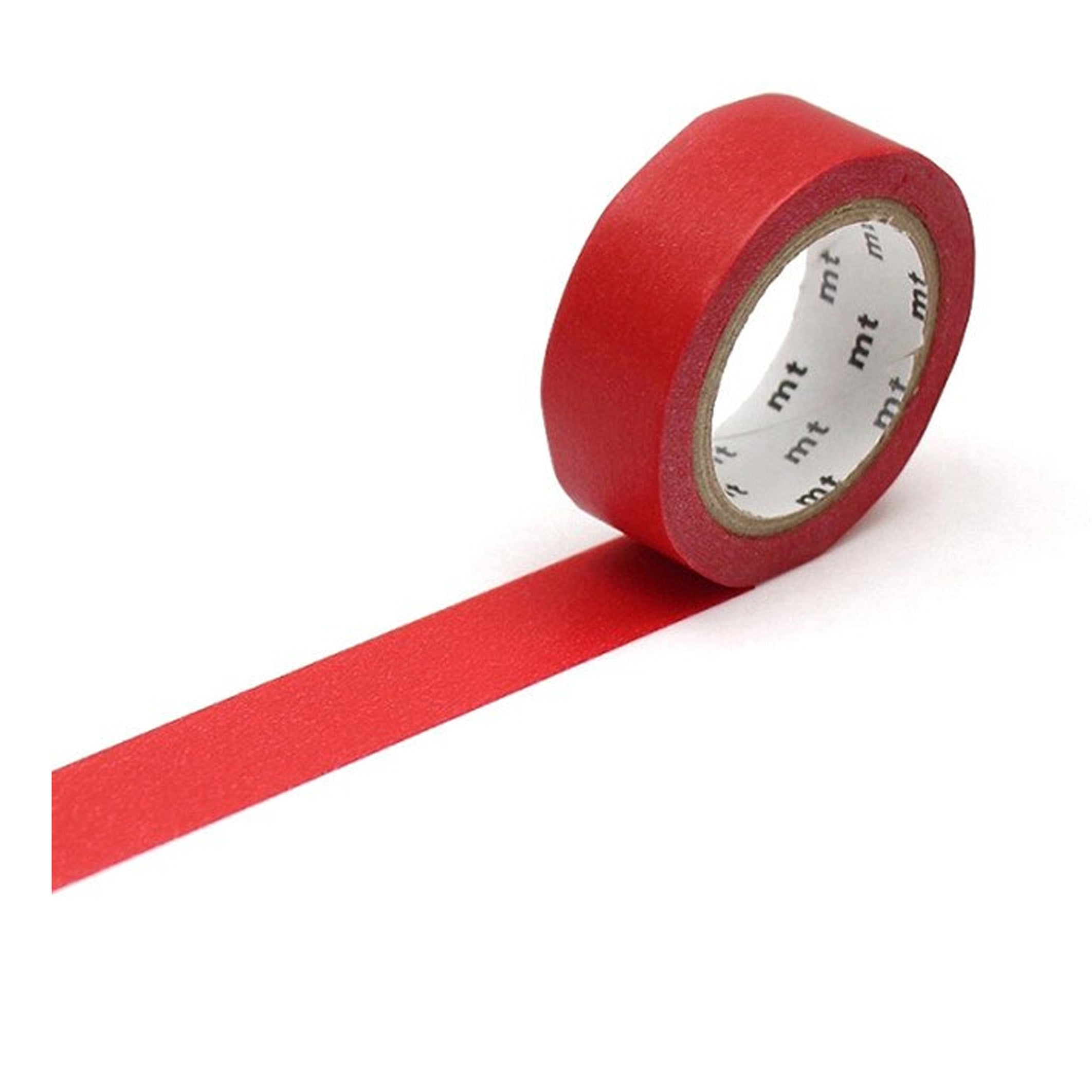 Washi Tape | Plain Colours | Masking Tape MT | 15 COLOUR OPTIONS AVAILABLE - Kami Paper