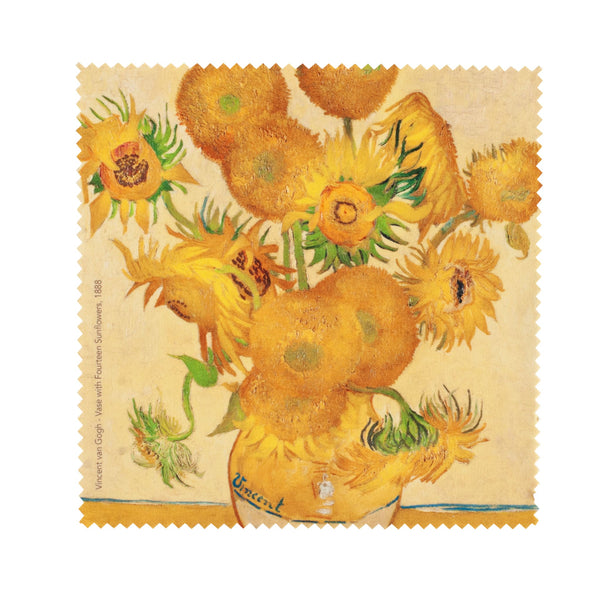 Microfibre Cloth | Van Gogh | Vase with Fourteen Sunflowers | Colorathur