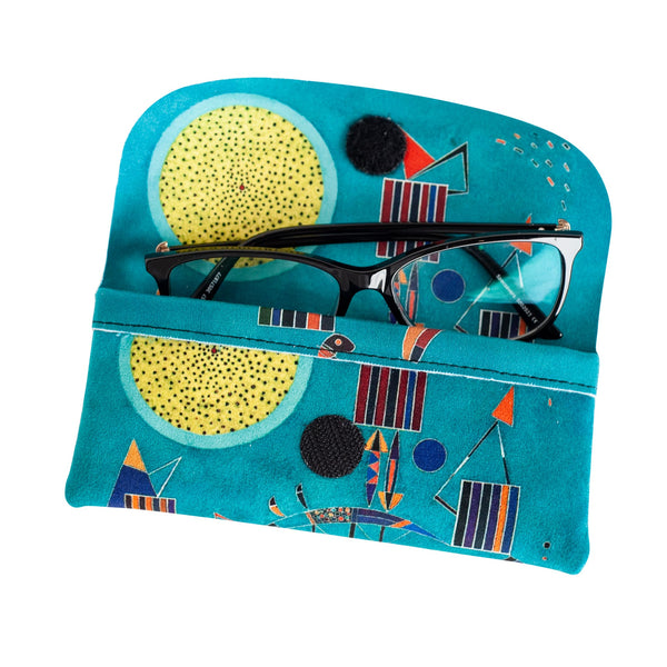 Microfibre Valour Glasses Case | Kandinsky | In Time | Colorathur