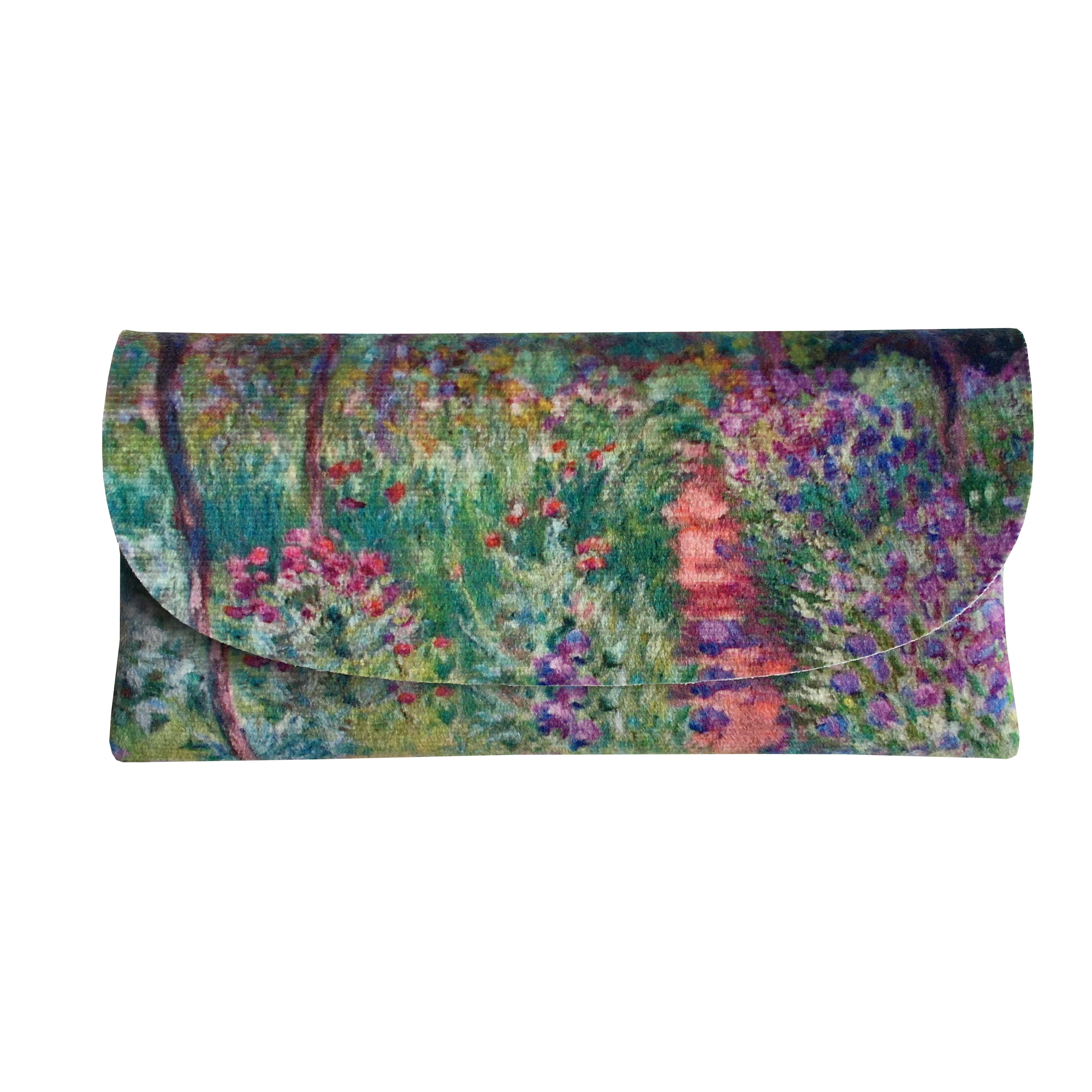 Microfibre Valour Glasses Case | Monet | Garden In Giverny | Colorathur