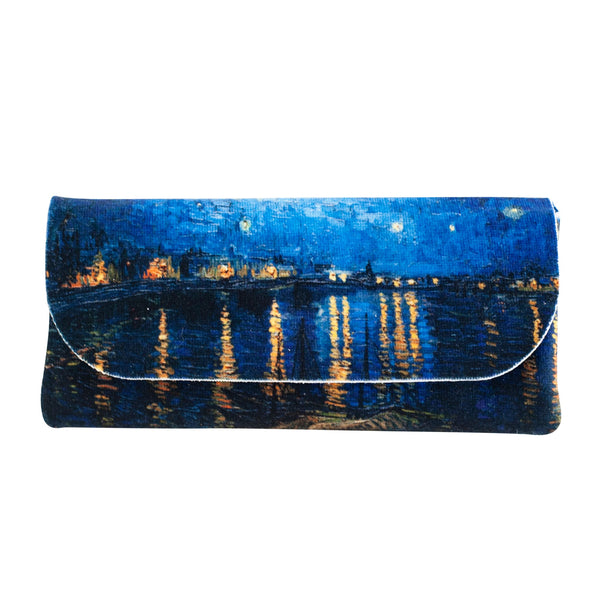 Microfibre Valour Glasses Case | Van Gogh | Starry Night Over The Rhone | Colorathur