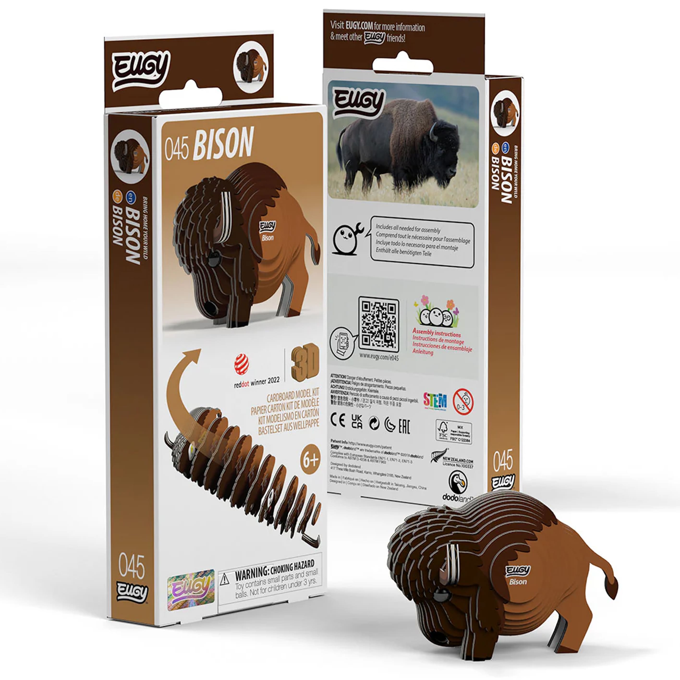 3D Cardboard Model Kit | Thorny Devil | Eugy