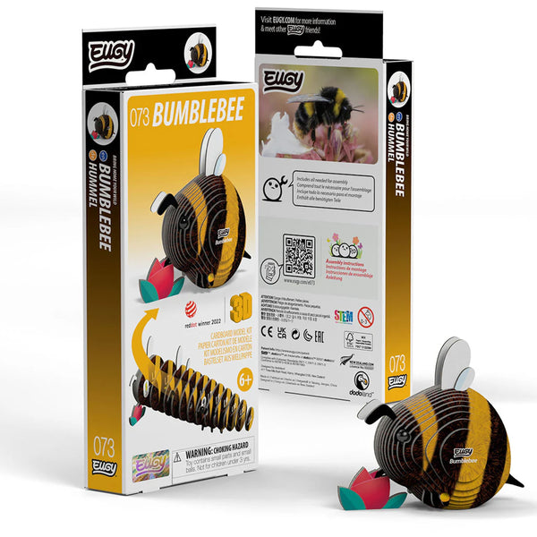 3D Cardboard Model Kit | Bumble Bee | Eugy