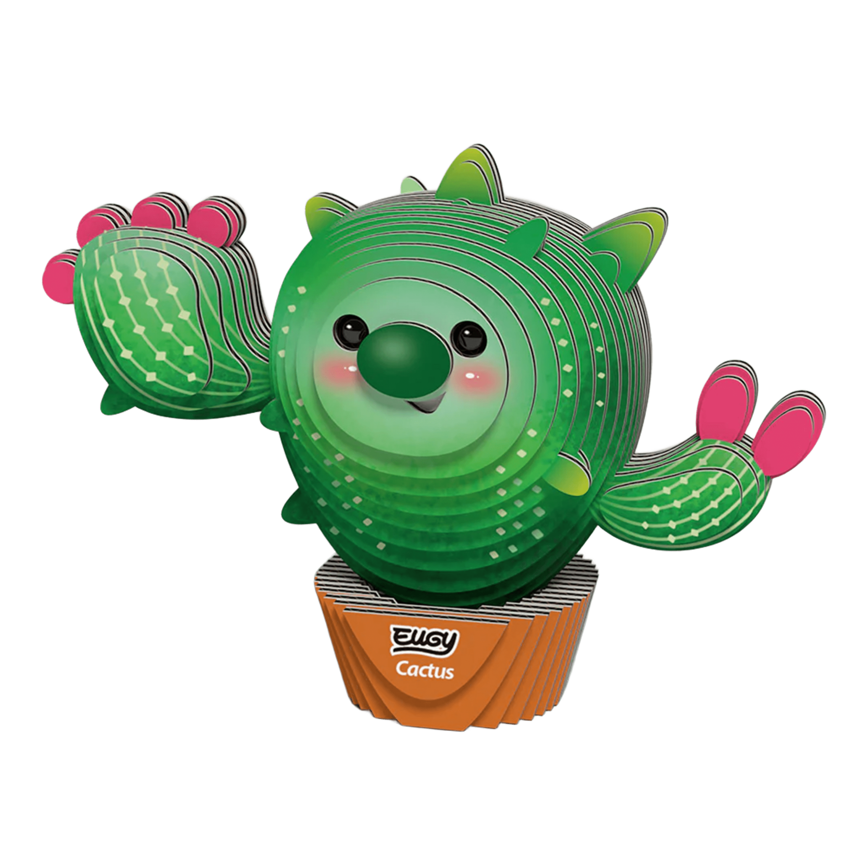 3D Cardboard Model Kit | Cactus | Eugy
