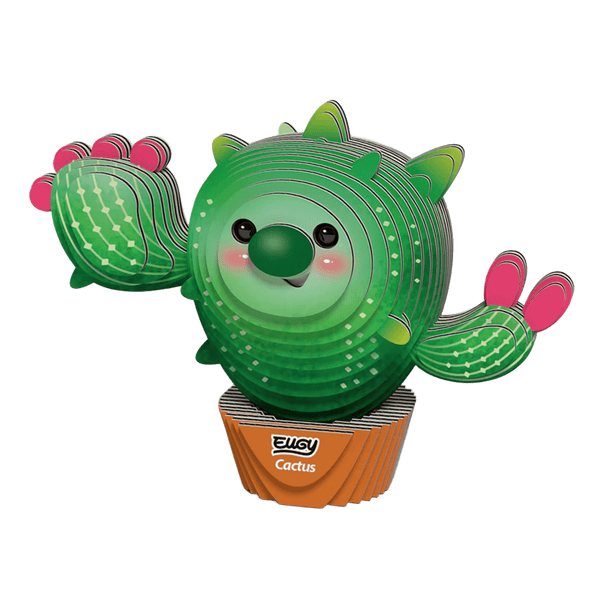 3D Cardboard Model Kit | Cactus | Eugy