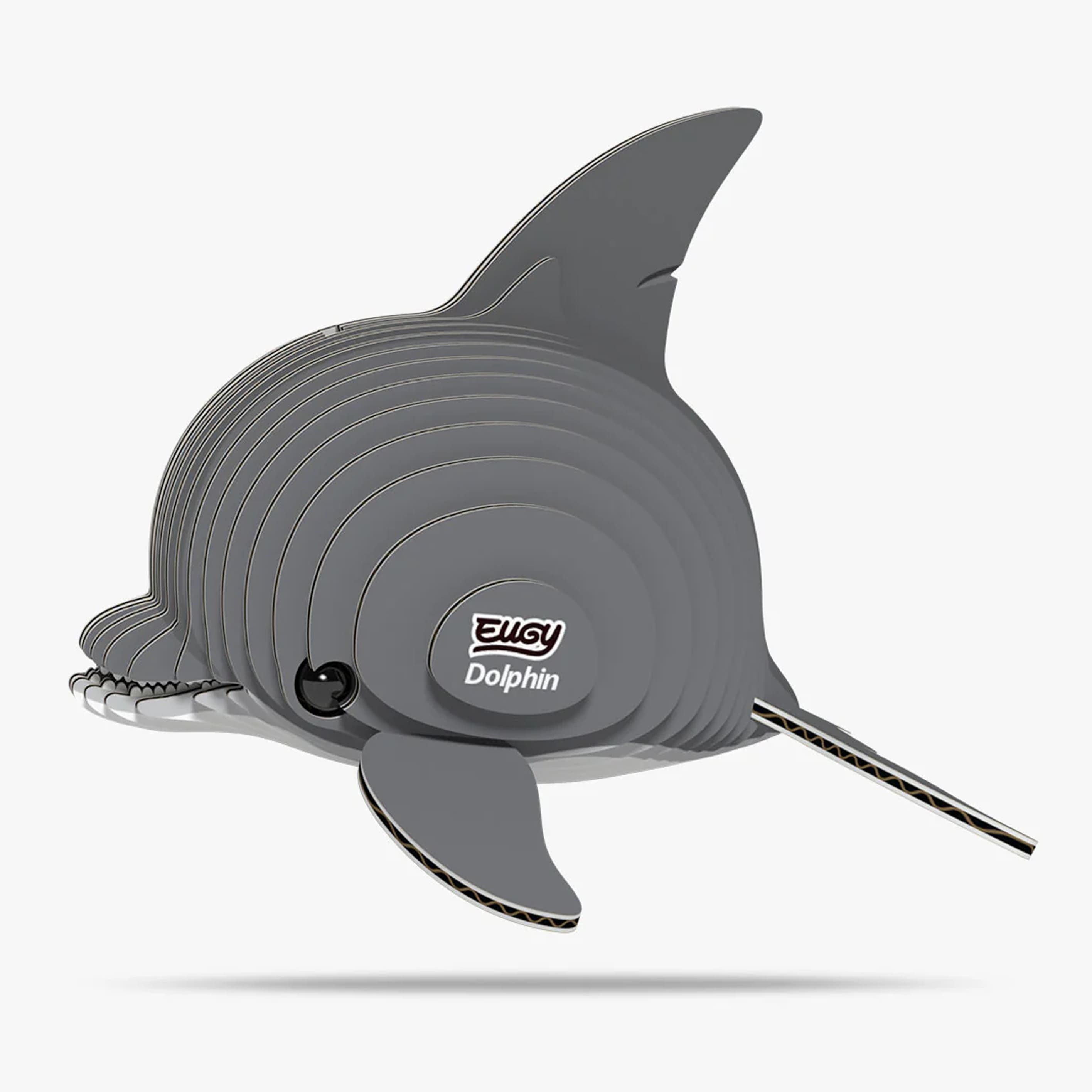3D Cardboard Model Kit | Dolphin | Eugy