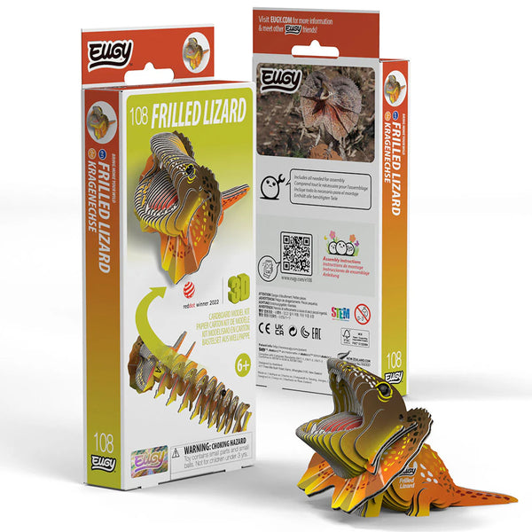 3D Cardboard Model Kit | Thorny Devil | Eugy