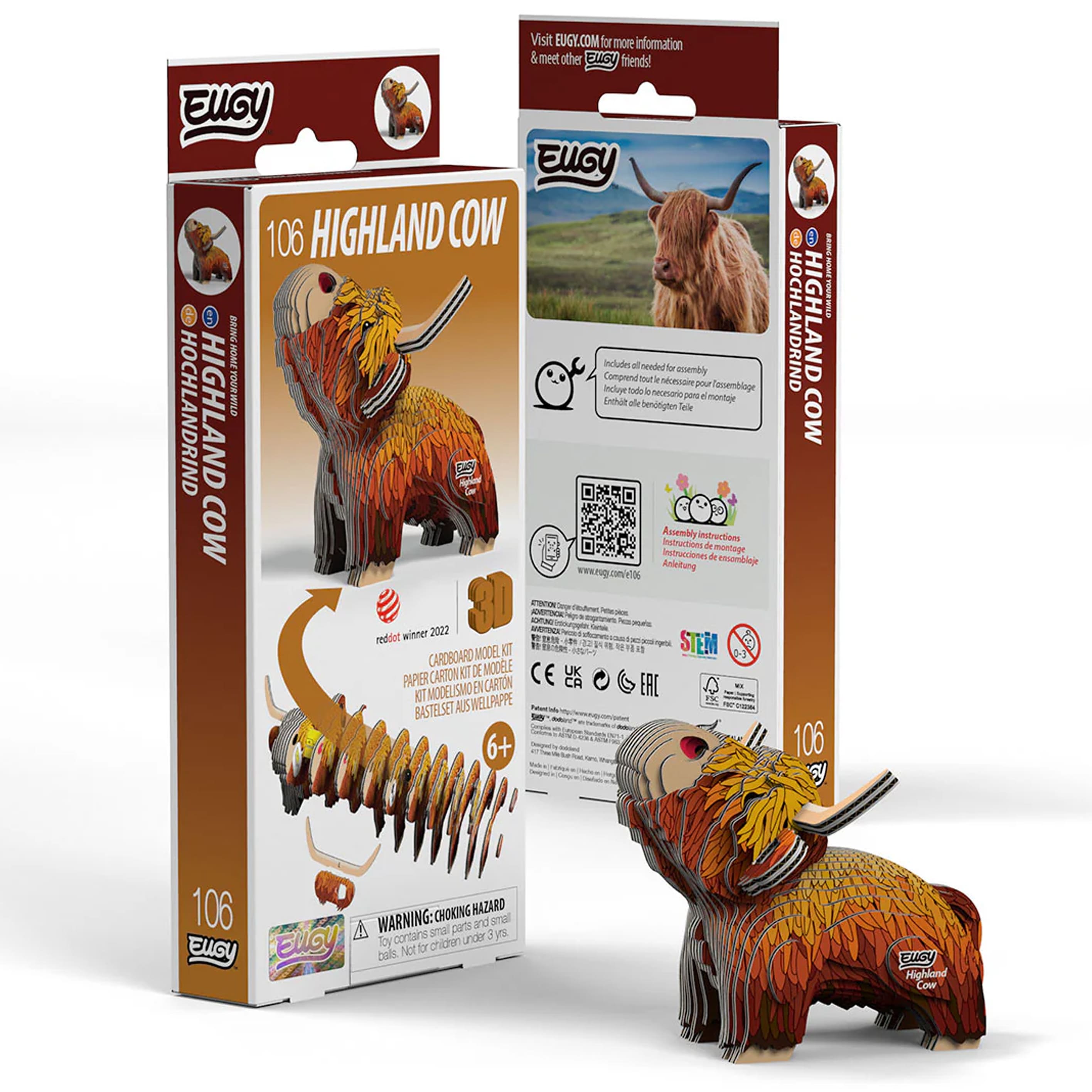 3D Cardboard Model Kit | Thorny Devil | Eugy