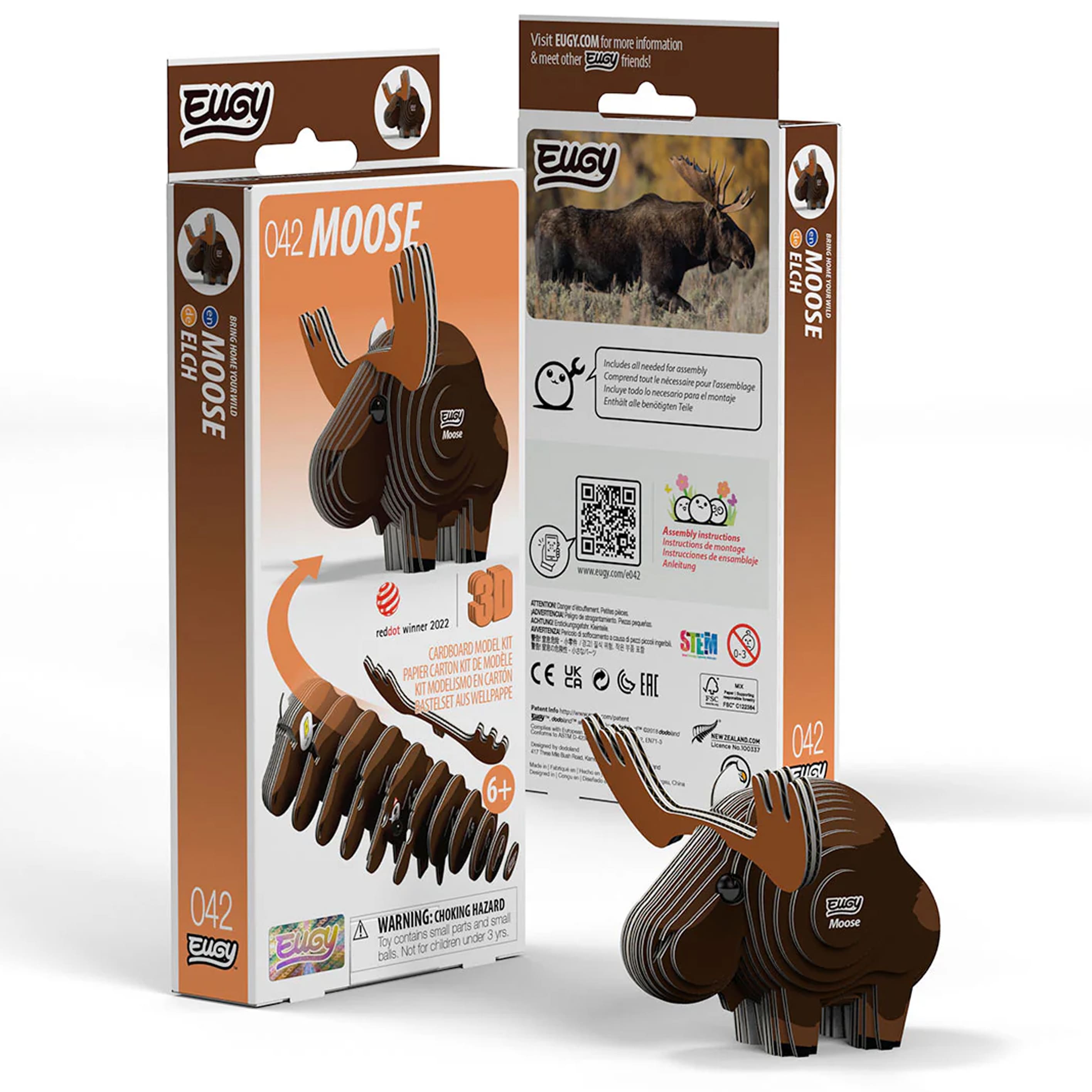 3D Cardboard Model Kit | Thorny Devil | Eugy